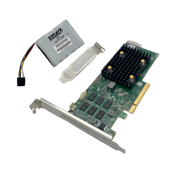 Broadcom MegaRAID 9560-8i 8-Port Tri-Mode RAID 4GB Cache PCIe L/F-Profile + BBU