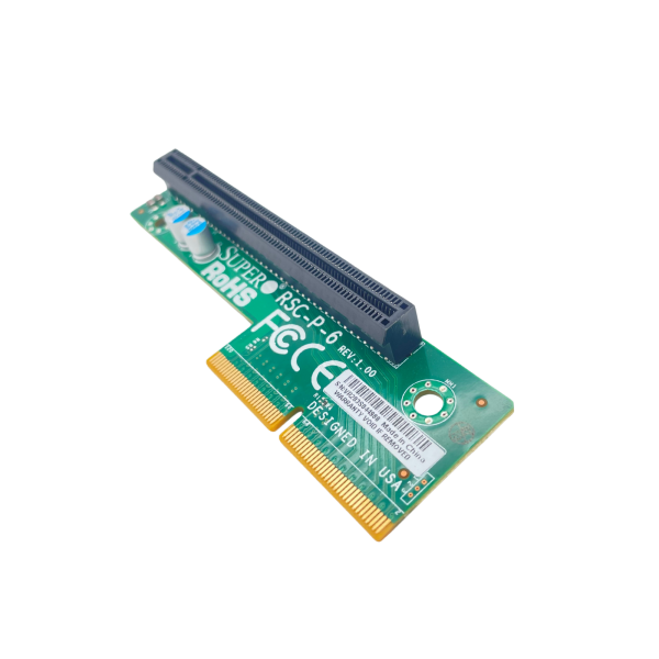 Supermicro RSC-P-6 Riser Card Rev. 1.00 PCIe 3.0 x16 Riserkarte 1U LHS