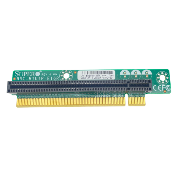 Supermicro RSC-R1UTP-E16R Rev. 4.00 Riser Card PCIe 3.0 x16 Riserkarte 1U RHS