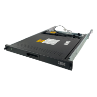 IBM 1U 17" Rackmount Flat Panel Console Kit 1723-HC1 KVM QWERTY Keyboard