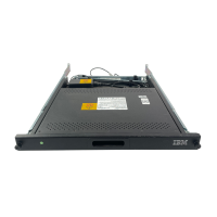 IBM 1U 17" Rackmount Flat Panel Console Kit 1723-HC1 KVM QWERTY Keyboard