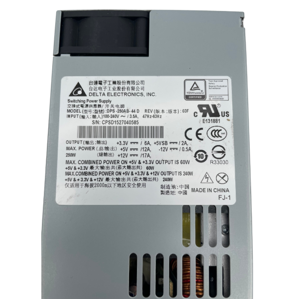 QNAP PS-250AB-44D Netzteil 250W 4-Bay NAS kompatibel DPS-250AB-44D TS-Serie