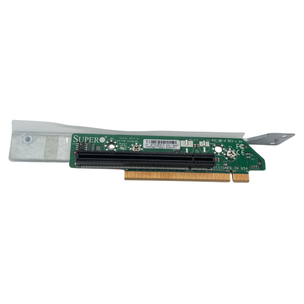 Supermicro RSC-WR-6 Rev. 1.0 PCIe 4.0 x16 1U Riser Card mit Montagerahmen