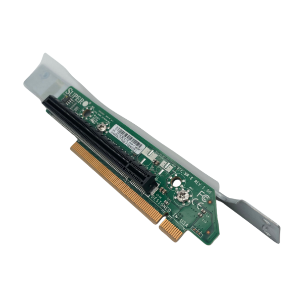 Supermicro RSC-WR-6 Rev. 1.0 PCIe 4.0 x16 1U Riser Card mit Montagerahmen
