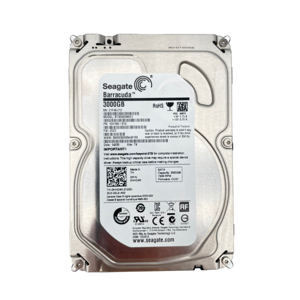 Seagate Barracuda ST3000DM001 3TB 7200RPM 64MB SATA III 3.5 Zoll Interne HDD