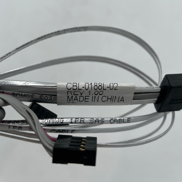 Supermicro CBL-0188L-02 iPass SFF-8087 to 4x SATA + Sideband Cable 64/54/44/34cm