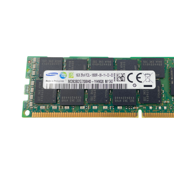 Samsung 16GB 1.35V/1.5V DDR3 1333 MHz PC3-10600 ECC DIMM 2Rx4 M393B2G70BH0-YH9