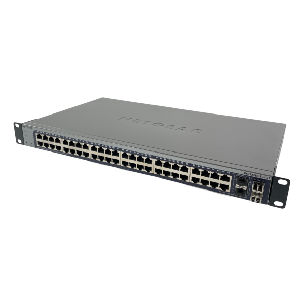 Netgear ProSafe GS748T 48-Port Gigabit Ethernet Managed Switch 4x 1G SFP