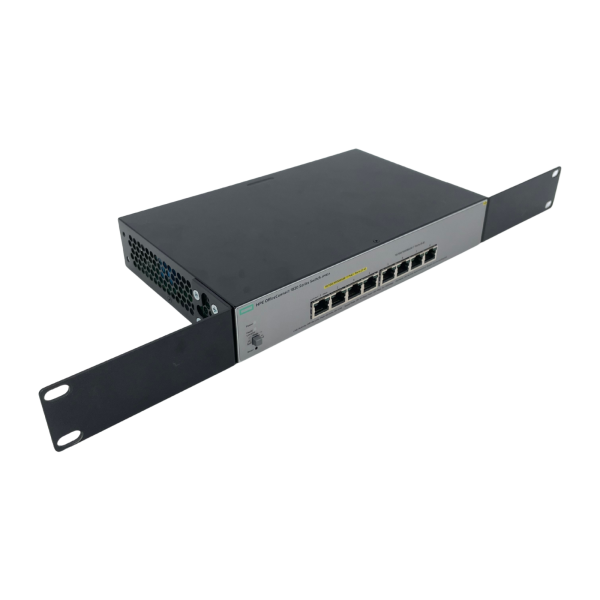 HPE OfficeConnect 1820 8x 1G 1000BASE-T PoE+ 65W L2 Switch J9982A mit Netzteil