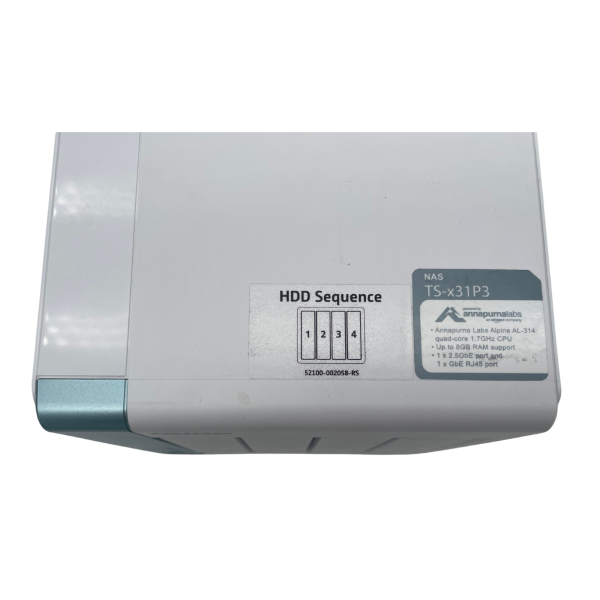 QNAP TS-431P3 4-Bay NAS Quad-Core 1.7GHz 2GB RAM SATA 1x 2,5GbE 1x GbE RJ-45