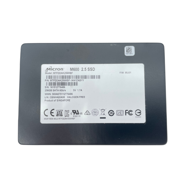 Micron M600 256GB 2.5" SSD Festplatte 6GB/s 512MB Cache MTFDDAK256MBF-1AN1ZABYY