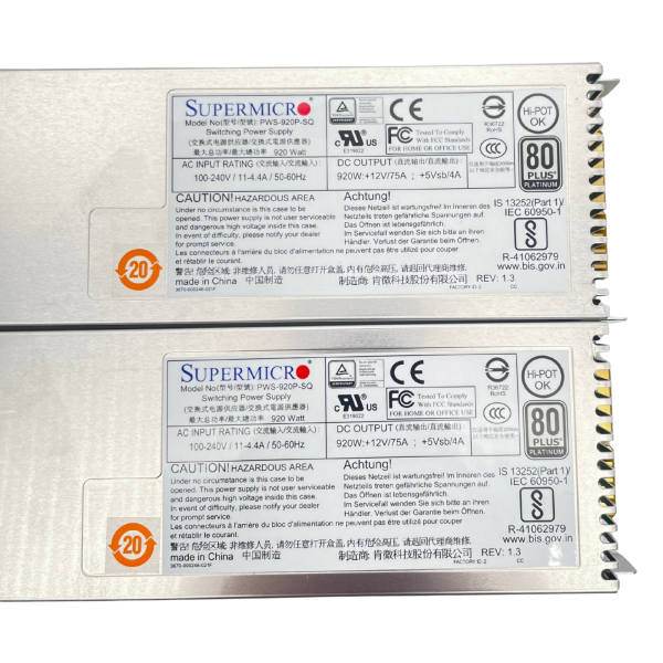 Supermicro CSE-216 2U Server Chassis 24x2,5 BPN-SAS3-216EL2 2x920W SQ Rear Cage