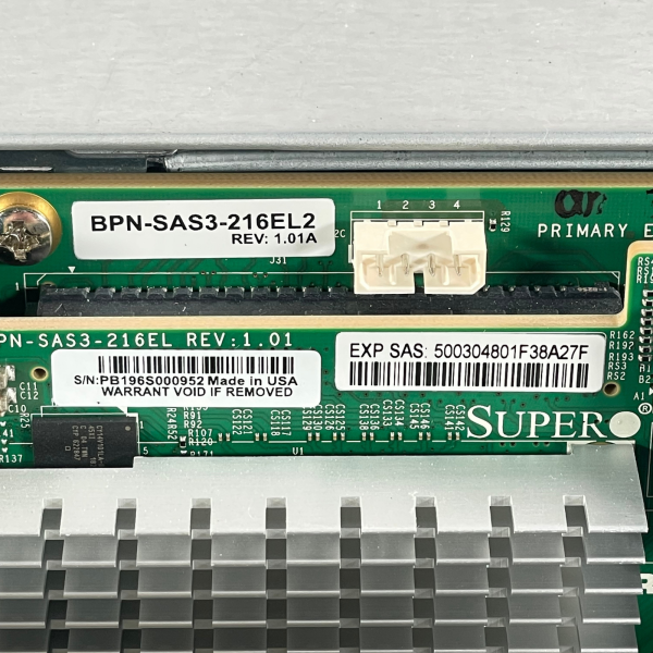 Supermicro CSE-216 2U Server Chassis 24x2,5 BPN-SAS3-216EL2 2x920W SQ Rear Cage