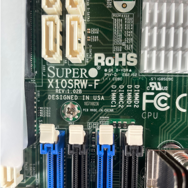 Supermicro CSE-116 Server Chassis 10xSFF X10SRW-F LGA2011-3 2x700W PSU SAS3