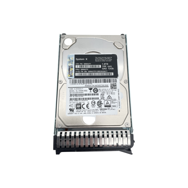 Lenovo 00NA271 Toshiba 1.8TB 2,5" HDD SAS 12Gb/s 10K RPM 128MB Enterprise 24/7