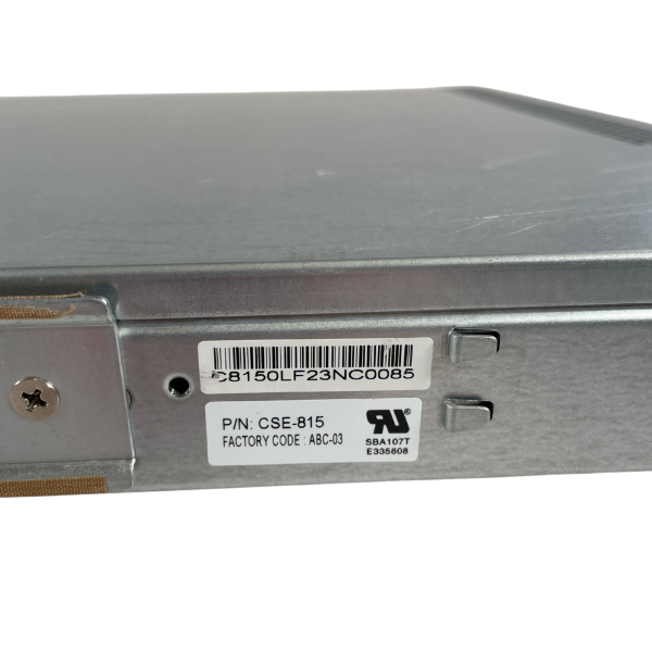 Supermicro CSE-815 1U Chassis WIO 4x 3.5" Bays BPN-SAS3-815TQ 2x PWS-504P-1R