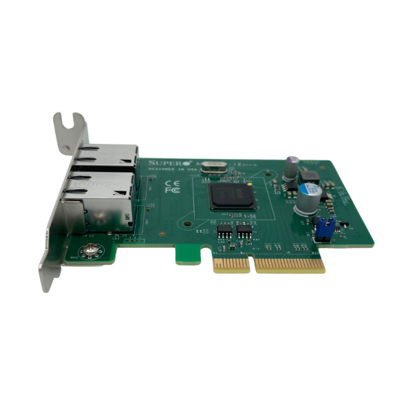 Supermicro AOC-SGP-i2 Dual-Port Gigabit Ethernet PCIe x4 NIC Low Profile