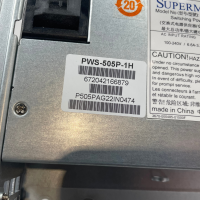 Supermicro CSE-813M 1U Server Chassis 4x 3.5" BPN-SAS3-815TQ 500W PWS-505P-1H PSU