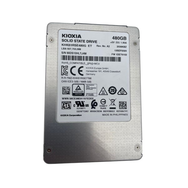 Kioxia HK6-R 480GB 2.5" SATA 6Gb/s KHK61RSE480G  TLC NAND Datacenter SSD
