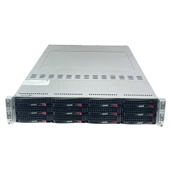 Supermicro 2U Twin2 6028TR-HTFR 4-Node Server 12x 3.5" X10DRT-HIBF 2x1600W