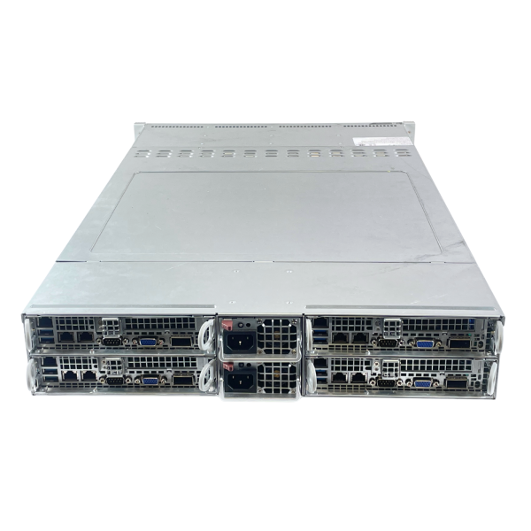 Supermicro 2U Twin2 6028TR-HTFR 4-Node Server 12x 3.5" X10DRT-HIBF 2x1600W