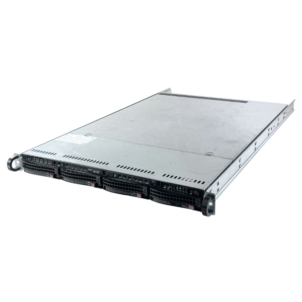Supermicro CSE-815 1U Server Chassis 4x3,5 Bays SATA3/SAS3 12G NVMe 2x 500W PSU