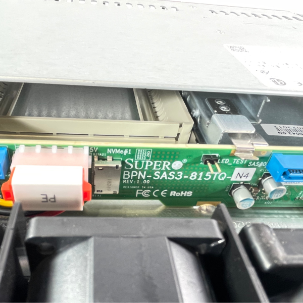 Supermicro CSE-815 1U Server Chassis 4x3,5 Bays SATA3/SAS3 12G NVMe 2x 500W PSU