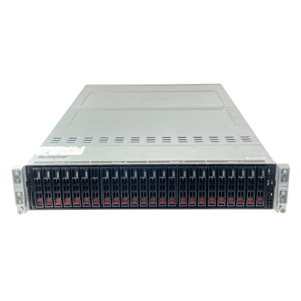 Supermicro 2U Twin2 4-Node Server CSE-217 24x 2.5" X10DRT-P 2x 2000W LGA2011-3