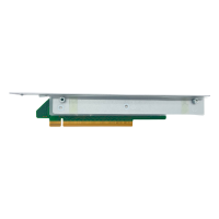 Supermicro RSC-WR-6 Rev. 1.02 PCIe 4.0 x16 1U Riser Card mit Montagerahmen
