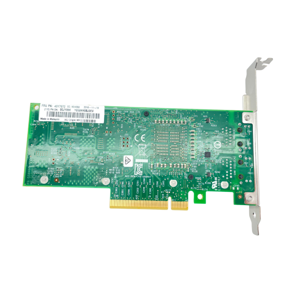 IBM Intel X540-T2 Dual Port 10GbE RJ45 PCIe x8 NIC Full Profile 49Y7972