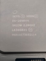 Intel Xeon E5-2698 v4 - SR2JW 20Cores 40Threads 2.2GHz...