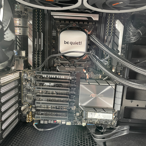 BeQuiet Workstation Silent Base 601 i9-10900X 3,7 GHz 64GB DDR4 500GB NVMe SSD