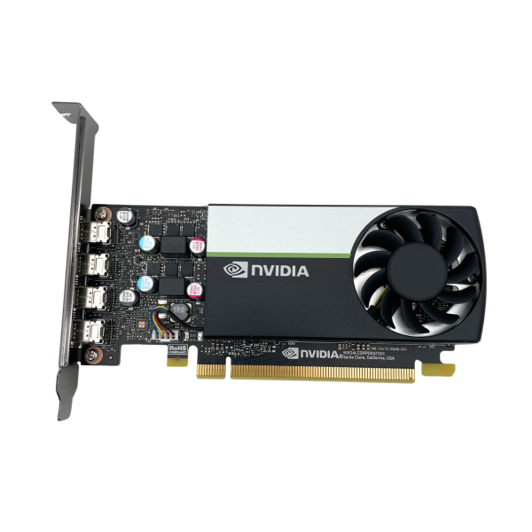 NVIDIA T1000 4GB GDDR6 Grafikkarte Full Profile 4x mDP Turing Workstation GPU