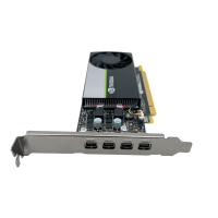 NVIDIA T1000 4GB GDDR6 Grafikkarte Full Profile 4x mDP...
