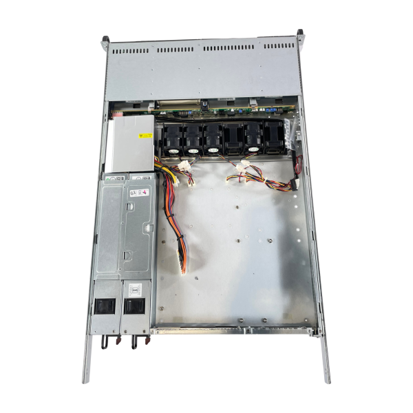 Supermicro CSE-815 1U Server Chassis 4x3,5" BPN-SAS-815TQ 2x PWS-504P-1R
