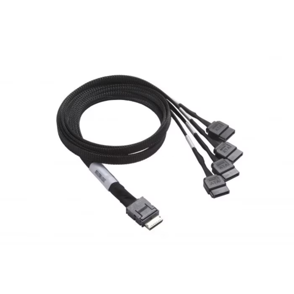 Supermicro CBL-SAST-0933 OCuLink SFF-8611 x4 auf 4x SATA 50cm Kabel