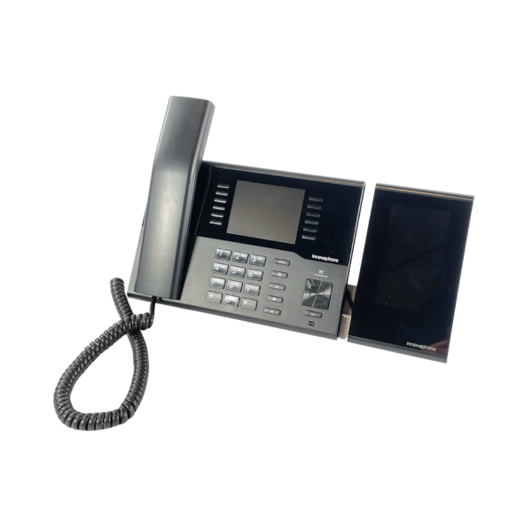 Innovaphone IP222 VoIP Telefon + IP2X2-X Touchscreen Beistellmodul Set