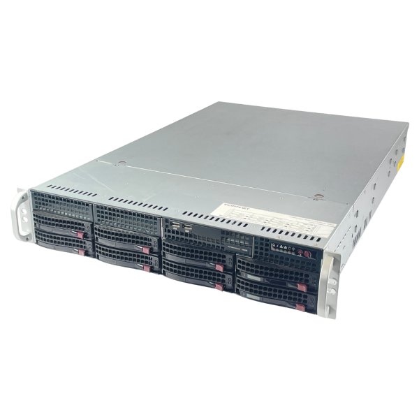 Supermicro CSE-825 2U Server Gehäuse 8x 3,5" BPN-SAS-825TQ 2x PWS-501P-1R