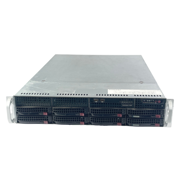 Supermicro CSE-825 2U Server Gehäuse 8x 3,5" BPN-SAS-825TQ 2x PWS-501P-1R