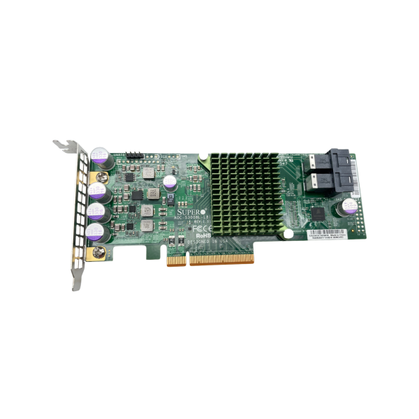 Supermicro AOC-S3008L-L8i 12G SAS HBA PCIe 3.0 x8 IT Mode Low Profile