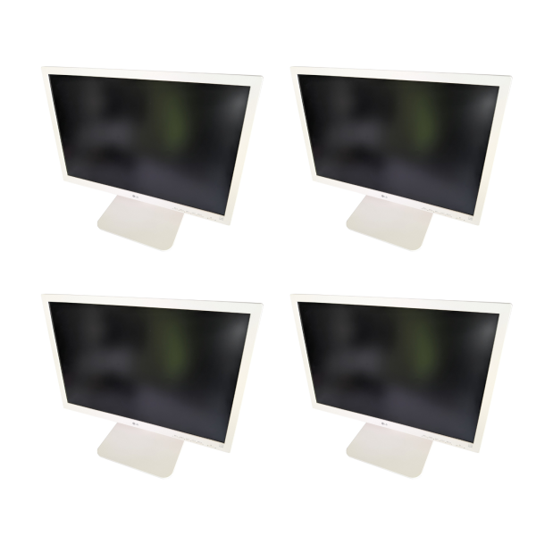 4x LG 24MB65PM-V 1920x1200 24" Full-HD Monitor DVI-D Pivot VESA Zustandsnote A
