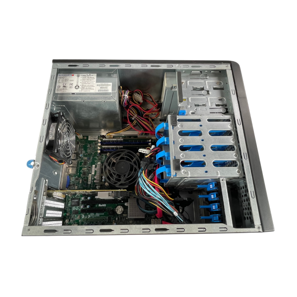 Supermicro CSE-731, X11SSL-F, SAS9361-8i, Xeon E3 1275 V6, PWS-305-PQ, 2x 16GB 2Rx8 PC4-2400T