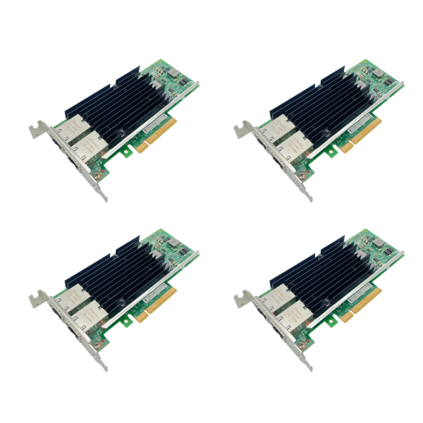 4x IBM Intel X540-T2 Dual Port 10GbE RJ45 PCIe x8 NIC Low Profile 49Y7972