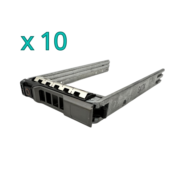 10x Dell 2.5" SFF SAS SATA Hot Swap HDD Caddy Disk Tray PowerEdge 03R81M