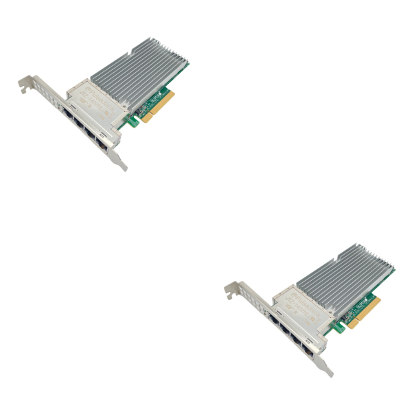 2x Supermicro AOC-STG-i4T 4-Port 10GBe RJ45 Netzwerkkarte Intel XL710 PCIe 3.0 FP Full Profile