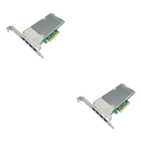 2x Supermicro AOC-STG-i4T 4-Port 10GBe RJ45 Netzwerkkarte...