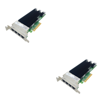 2x Intel X710-T4 4x10GbE RJ45 PCIe 3.0 x8 Server NIC Low...