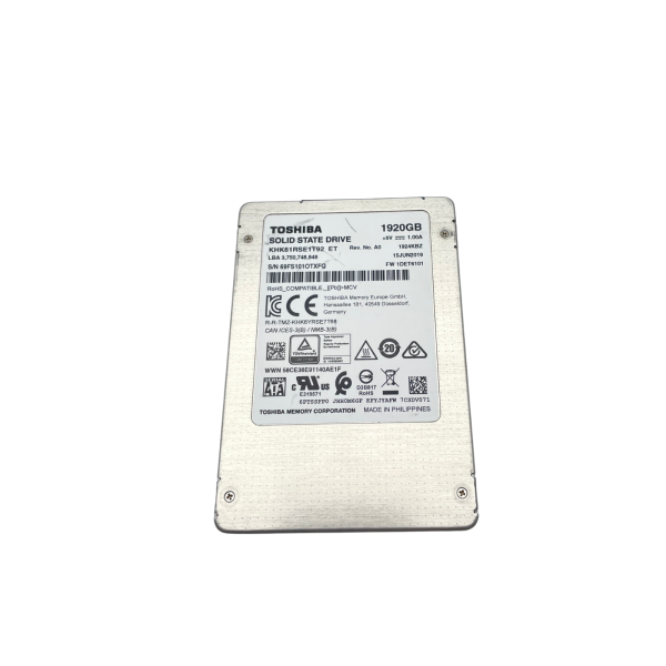 Toshiba HK6-R 1.92TB 2.5" SATA III SSD KHK61RSE1T92