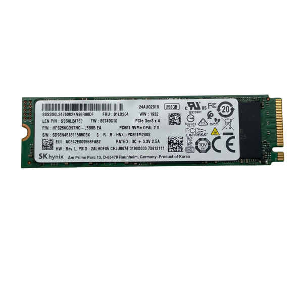 SK hynix PC601 256GB M.2 2280 NVMe PCIe SSD HFS256GD9TNG