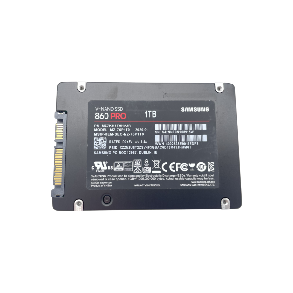 Samsung SSD 860 PRO 1TB SATA III 2,5 Zoll MZ7KH1T0HAJR